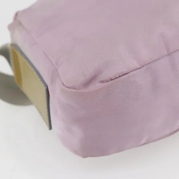 Authentic PRADA Shoulder Bag Nylon Pink Silver - Picture 8 of 16